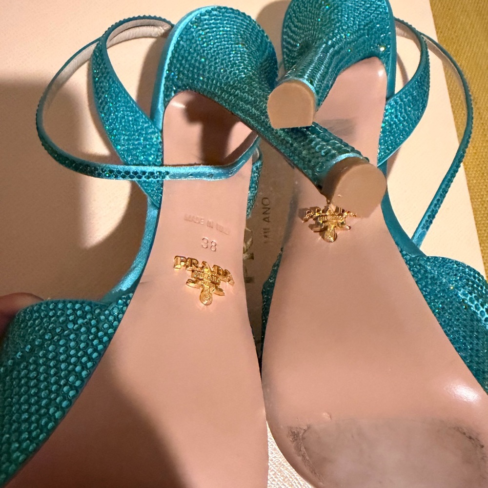 Prada crystal platforms - image 8